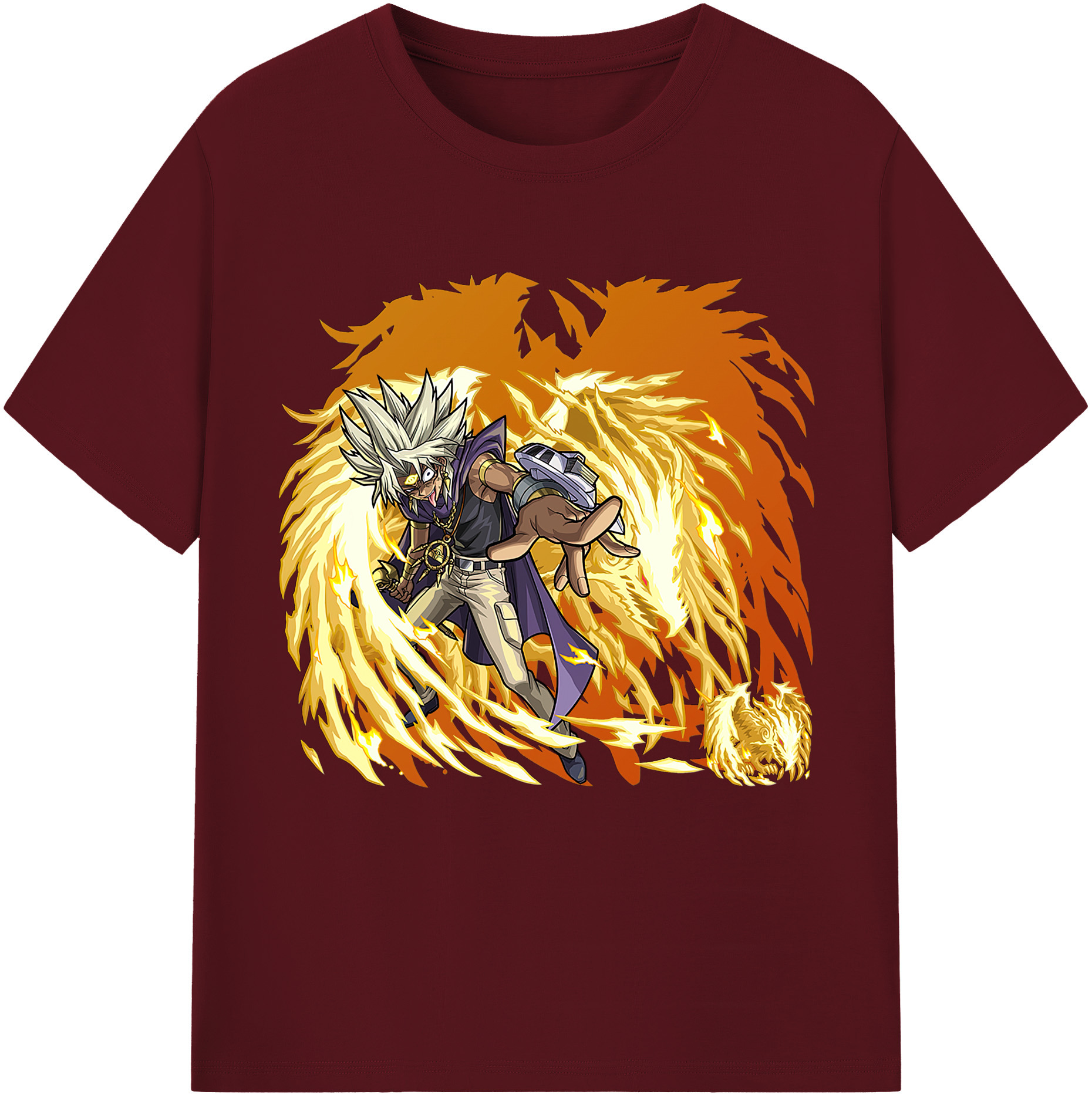 （画像用） 遊☆戯☆王 Yu-Gi-Oh! 綿100％半袖Tシャツ（フロントプリント）